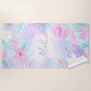 Aloha beach towel