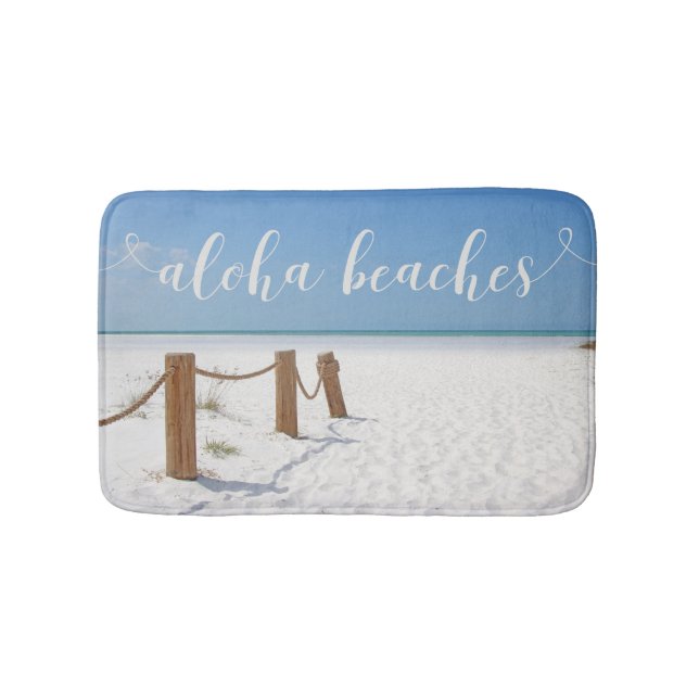 Aloha Beaches Bath Mat (Front)