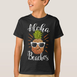 Aloha Beaches Hawaii Pineapple Sungles T-Shirt
