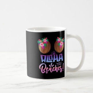 Aloha Beaches Hawaiian Tropical Coconut Bra Coffee Mug