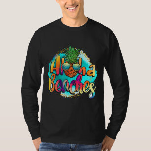 Aloha Beaches Pineapple Summer Tie Dye Hippie T-Shirt