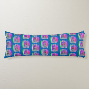 Aloha Beaches Summer Surfing Pineapple Body Cushion