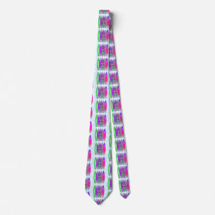 Aloha Beaches Tropical Surf Pineapple Tie