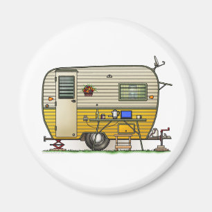 Aloha Camper Trailer Magnet