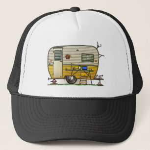 Aloha Camper Trailer Trucker Hat