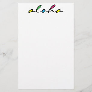 ALOHA colourful Stationery
