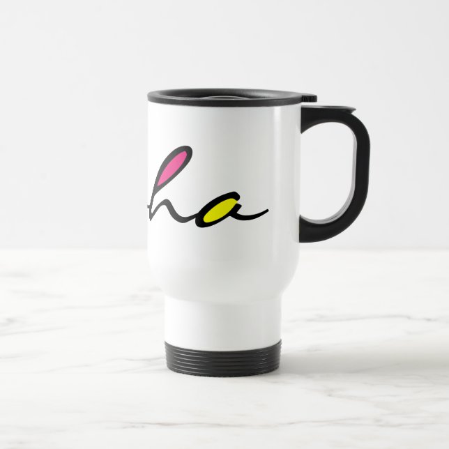 ALOHA colourful Travel Mug (Right)
