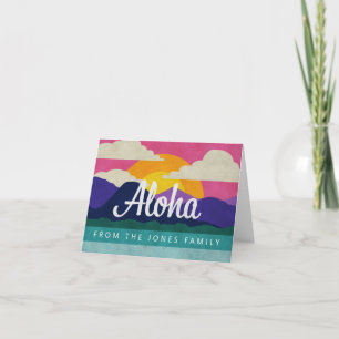 Aloha - Custom Note Card