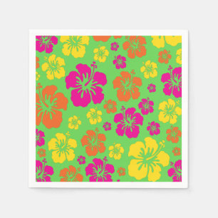 Aloha Cute Hawaiian 1st Birthday Party Theme Napkin