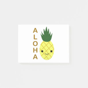 Aloha Cute Kawaii Pineapple Post-it Notes