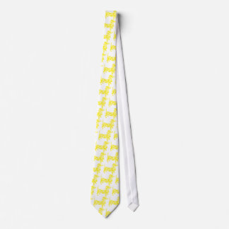 Aloha Dachshund Yellow Tie