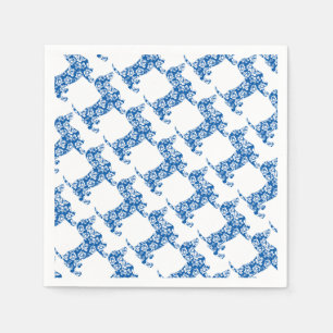 Aloha-Doxie-Blue Napkin