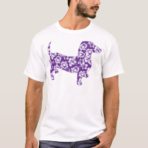 Aloha-Doxie-Purple T-Shirt