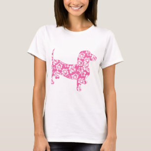 Aloha Doxies Pink T-Shirt