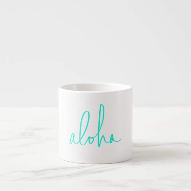 Aloha Espresso Cup (Front)