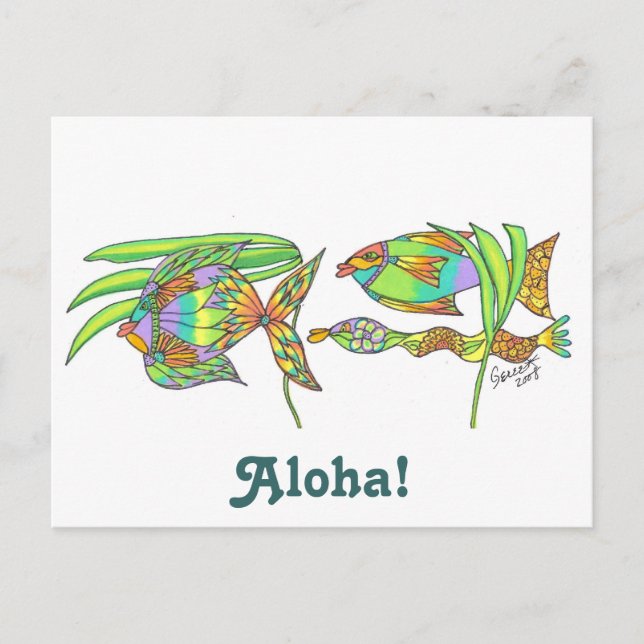 Aloha Fish Postcard (Front)