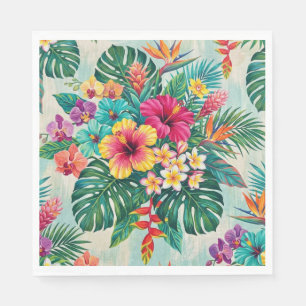 Aloha Floral Bloom Tropical Napkin