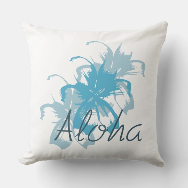 Aloha Floral Cushion (Front)