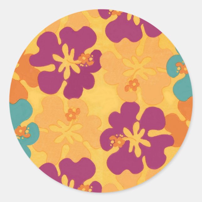 Aloha Flowers - Sticker (Front)