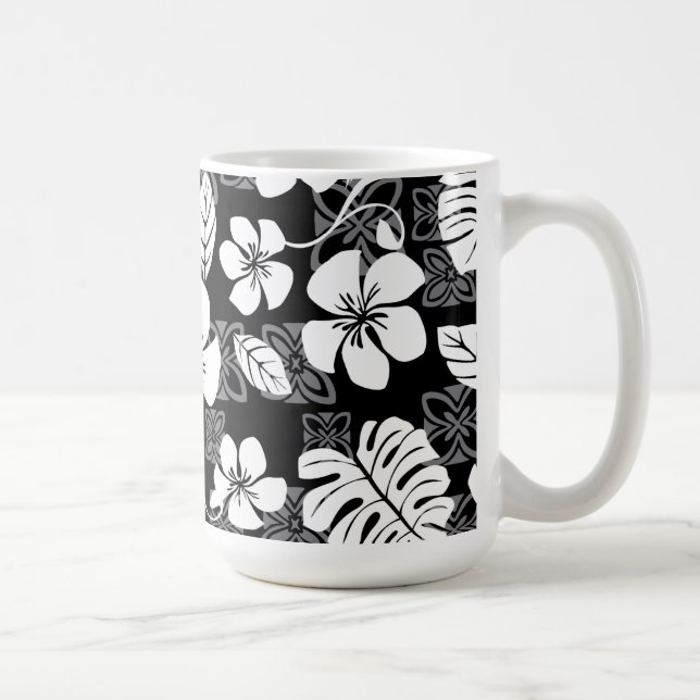 ALOHA FRIDAY (BLACK & GRAY) COFFEE MUG (Right)