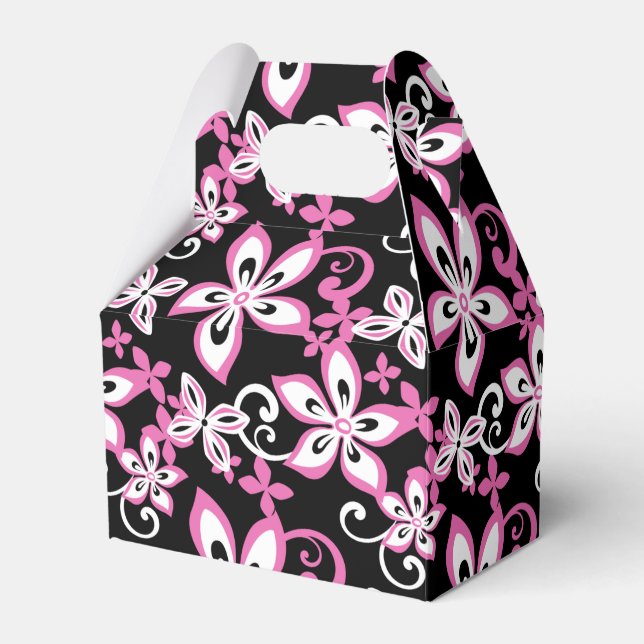 ALOHA FRIDAY (BLACK/PINK) FAVOUR BOX (Front Side)