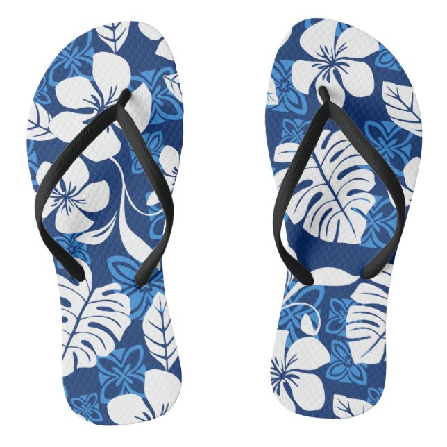 ALOHA FRIDAY (BLUE) JANDALS (Footbed)
