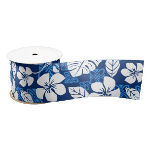 ALOHA FRIDAY (BLUE) SATIN RIBBON