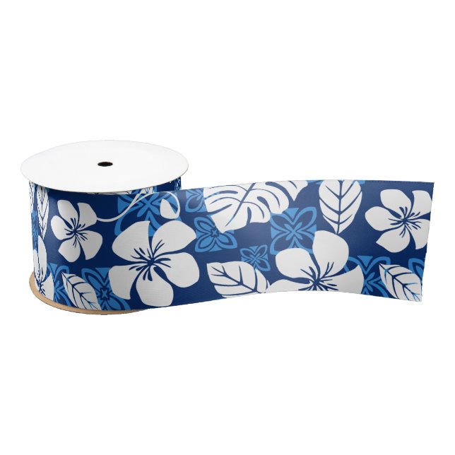 ALOHA FRIDAY (BLUE) SATIN RIBBON (Spool)