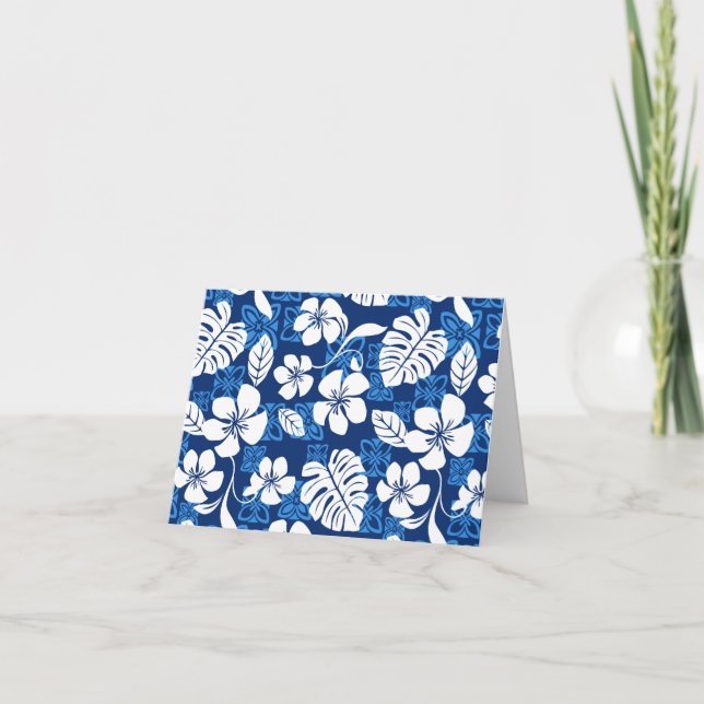 ALOHA FRIDAY (BLUE) THANK YOU CARD (Front)