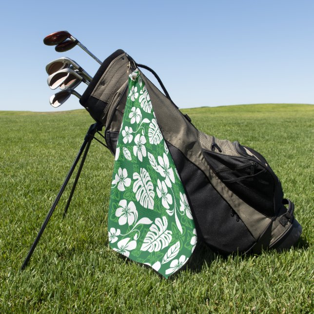 ALOHA FRIDAY (GREEN) GOLF TOWEL (Green)