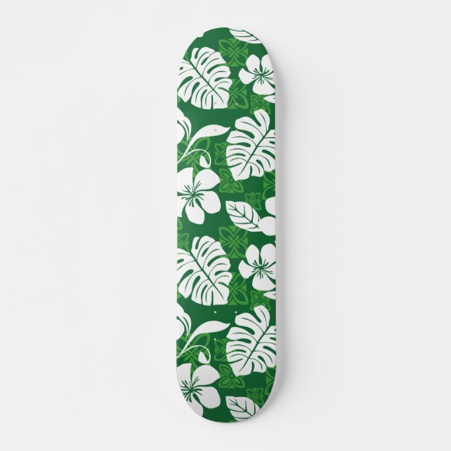 ALOHA FRIDAY (GREEN) SKATEBOARD (Front)