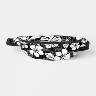 ALOHA FRIDAY PATTERN IN BLACK BUM BAGS