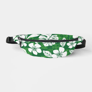 ALOHA FRIDAY PATTERN IN GREEN BUM BAGS