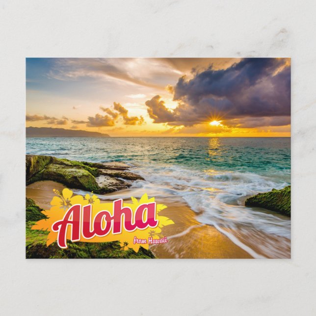 Aloha from Hawaii Postcard (Front)