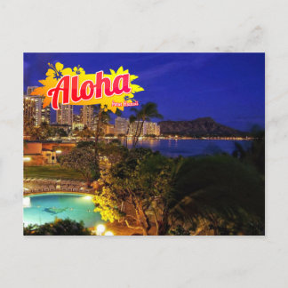 Aloha from Hawaii Postcard