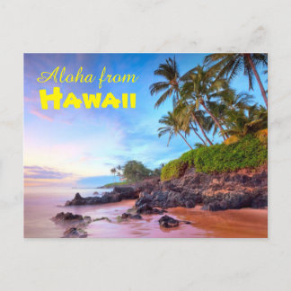 Aloha from Hawaii Postcard