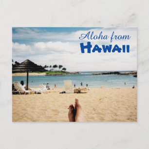 Aloha from Hawaii Postcard