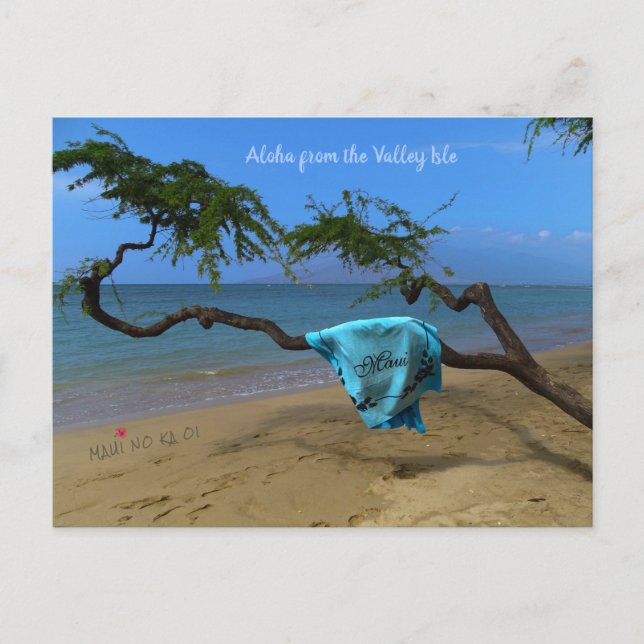 Aloha from Maui Postcard (Front)
