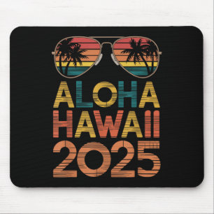 Aloha Hawaii 2025 Perfect For Summer Trip Beach Li Mouse Pad