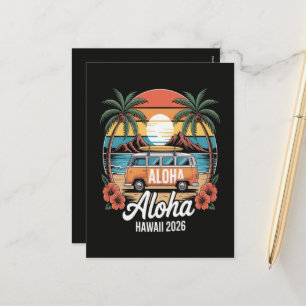 Aloha Hawaii 2026 Holiday Postcard