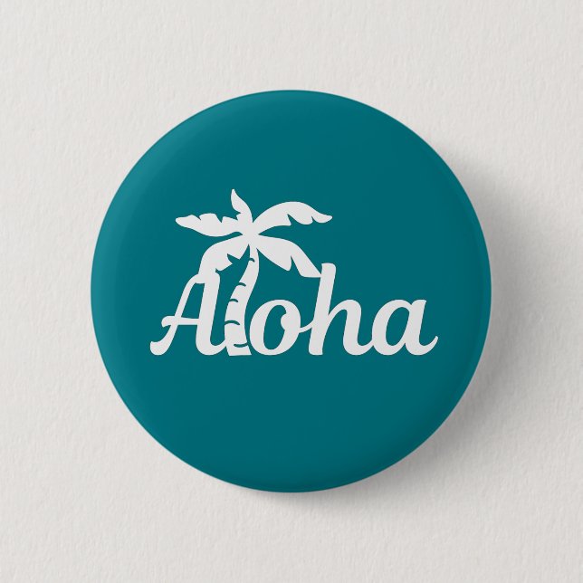 Aloha Hawaii 6 Cm Round Badge (Front)