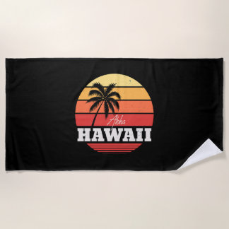 Aloha Hawaii Beach Towel