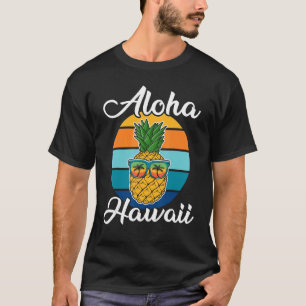 Aloha Hawaii Beaches Hawaii Pineapple Hawaiian T-Shirt