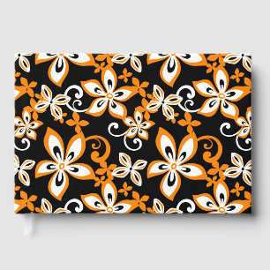 ALOHA HAWAII BLACK AND ORANGE GUEST BOOK