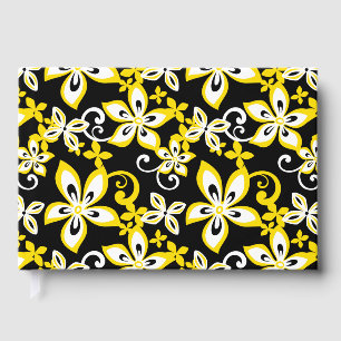 ALOHA HAWAII BLACK AND YELLOW GUEST BOOK