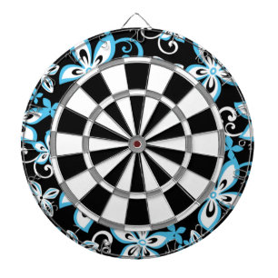 ALOHA HAWAII (BLACK/BLUE) DARTBOARD