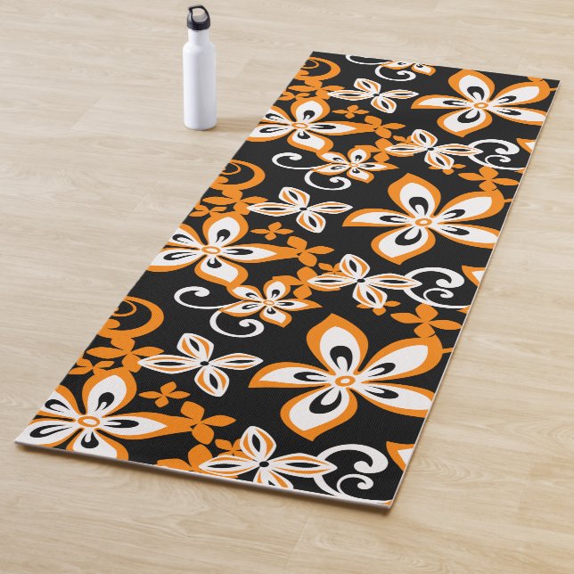 ALOHA HAWAII (BLACK/ORANGE) YOGA MAT (In Situ)