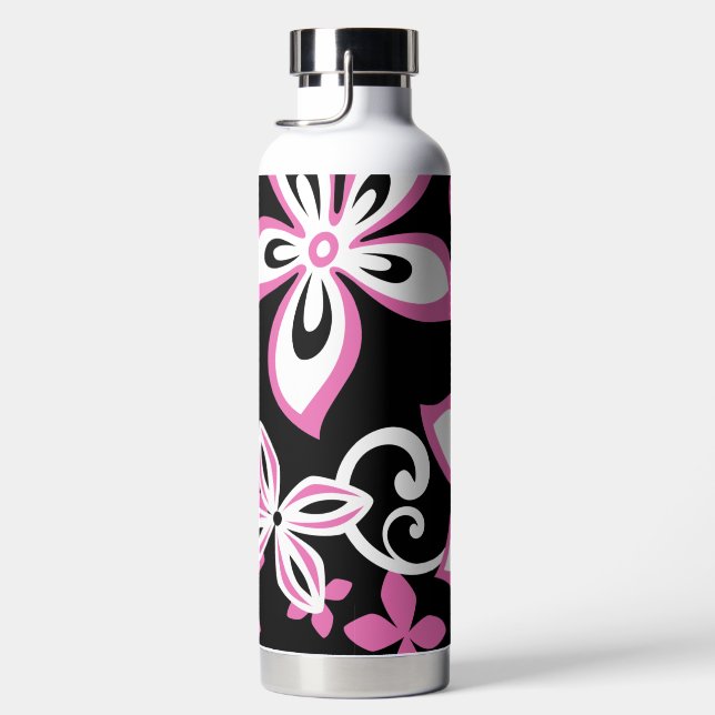 ALOHA HAWAII (BLACK/PINK) WATER BOTTLE (Right)