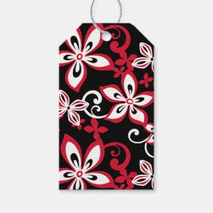 ALOHA HAWAII (BLACK/RED) GIFT TAGS