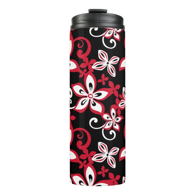 ALOHA HAWAII (BLACK/RED) THERMAL TUMBLER (Front)